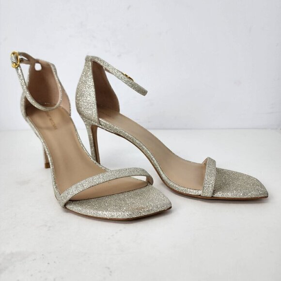 Stuart Weitzman Womens Nudistsong Heel, Women's 39.5/US 9B